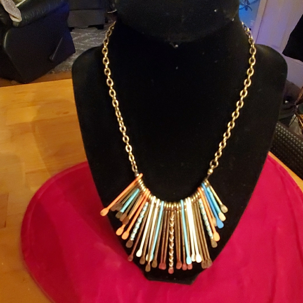 Colorful modern necklace